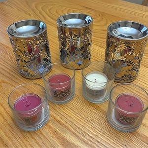 Bath & Body Works Candles Glass Holders Oil Warmer Fragrance Home Scented